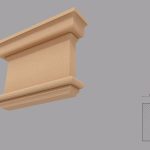 Capitel pentru pilastru M024  dimensiuni 250x100x260mm
