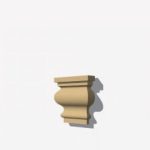 Consola decorativa de exterior M023 130x80x220 mm