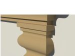 Consola decorativa de exterior M023 200x80x220 mm - imagine 4